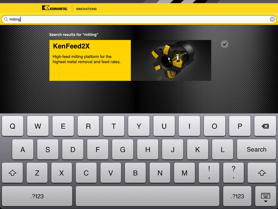 Kennametal stellt die iPad-App “Kennametal Innovations” vor